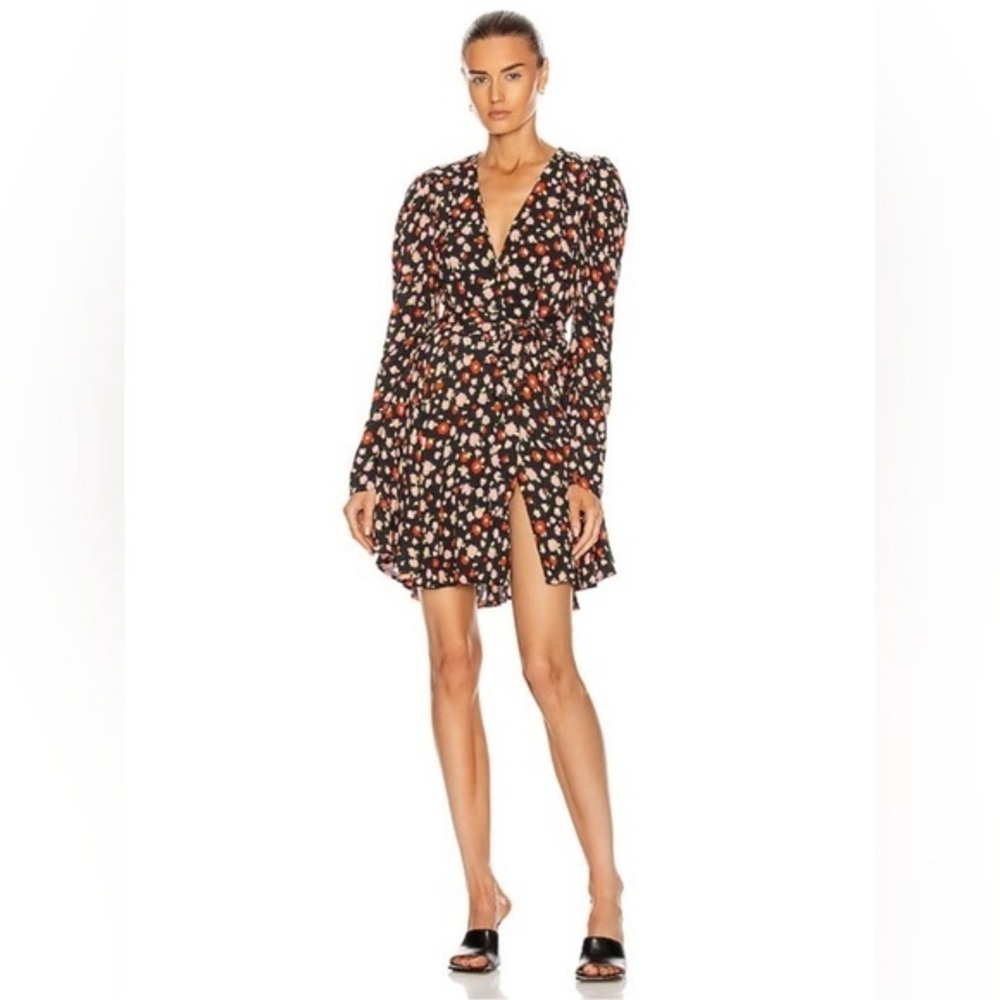 ROTATE Birger Christensen emma floral mini Dress